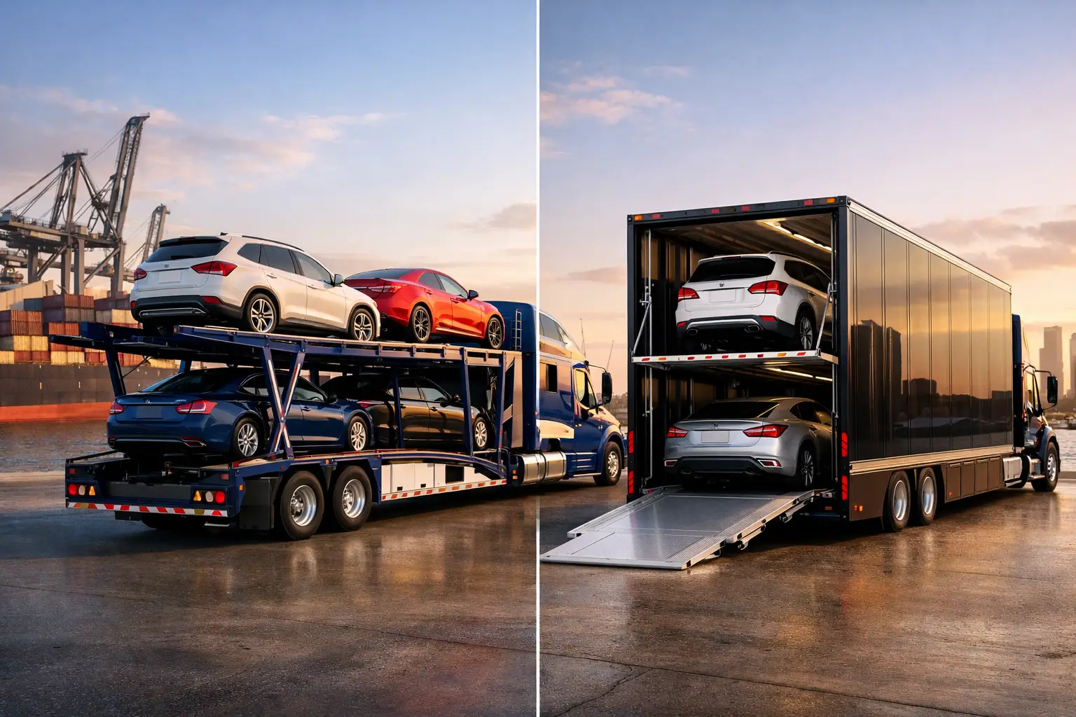 Open vs Enclosed Transport for Your Vehicle